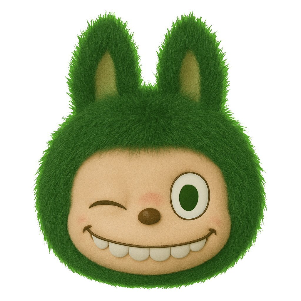 Labubu standing proudly